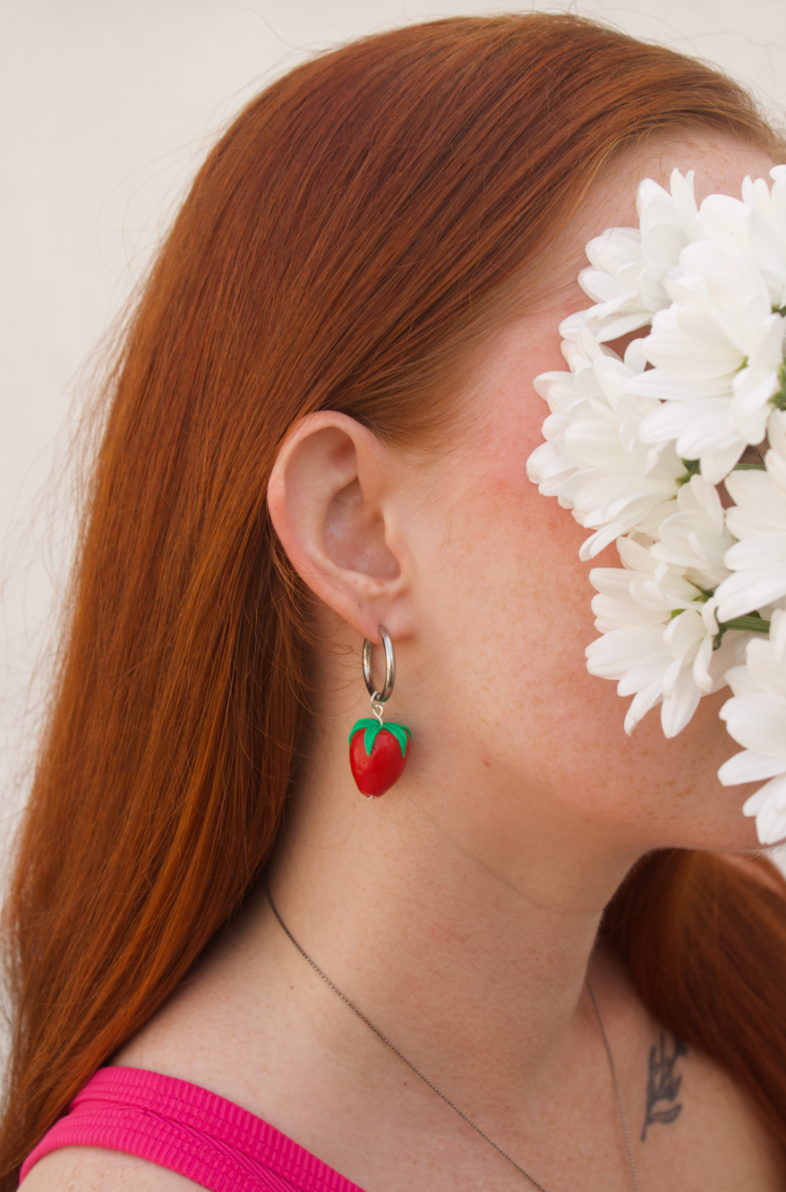 Pendientes charm - Fresitas