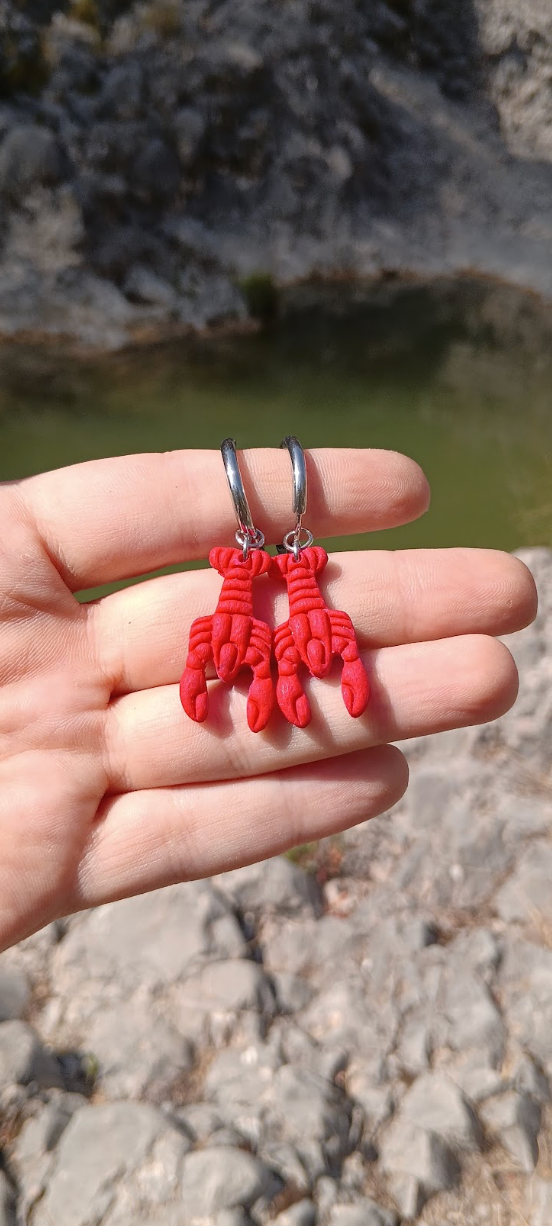 Pendientes charm - Mi media langosta (REBAJAS)