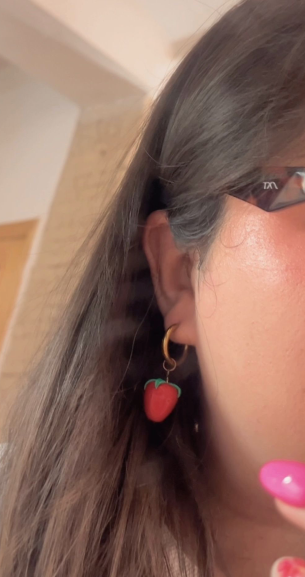 Pendientes charm - Fresitas