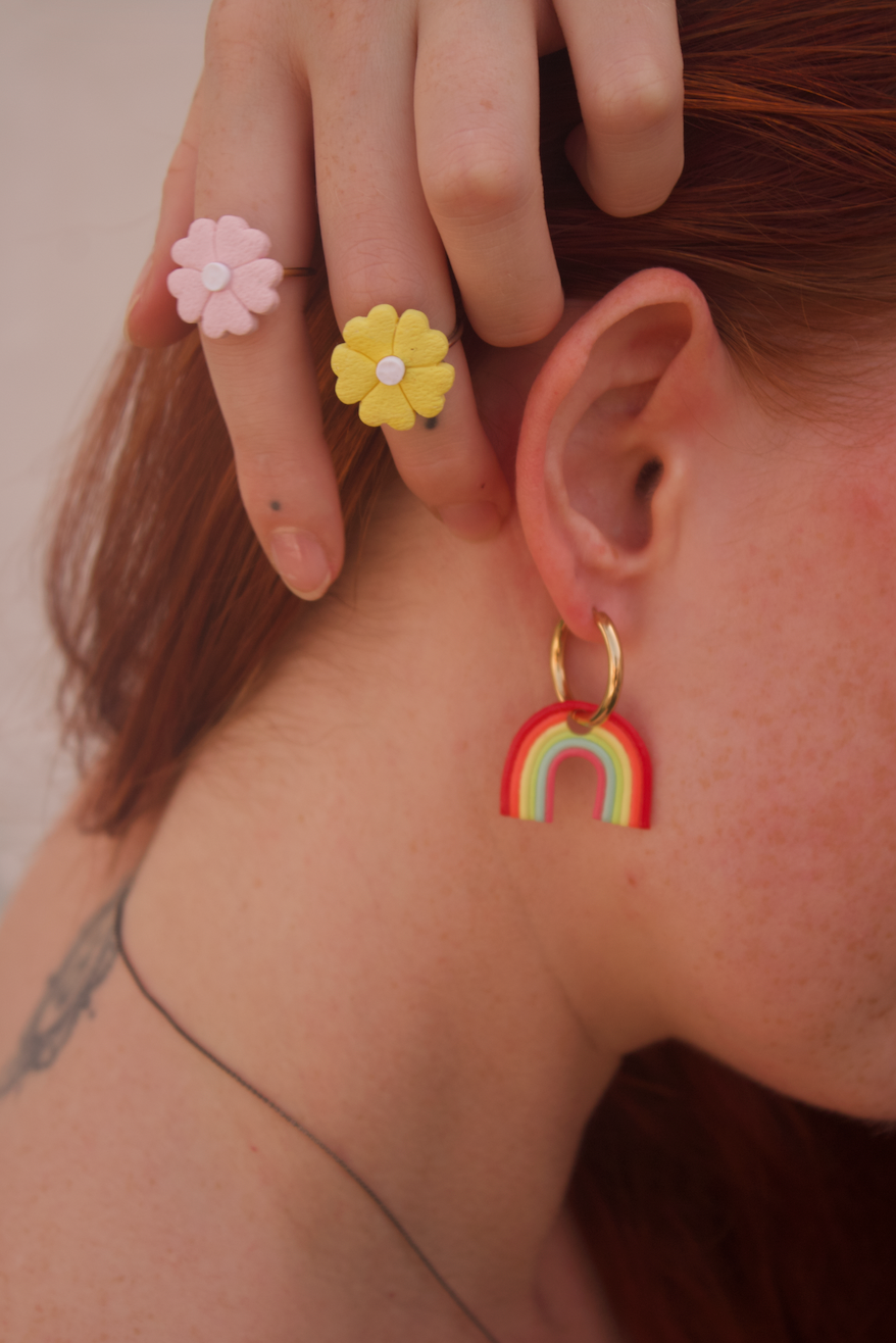Pendientes charm - Arcoíris mini (REBAJAS)