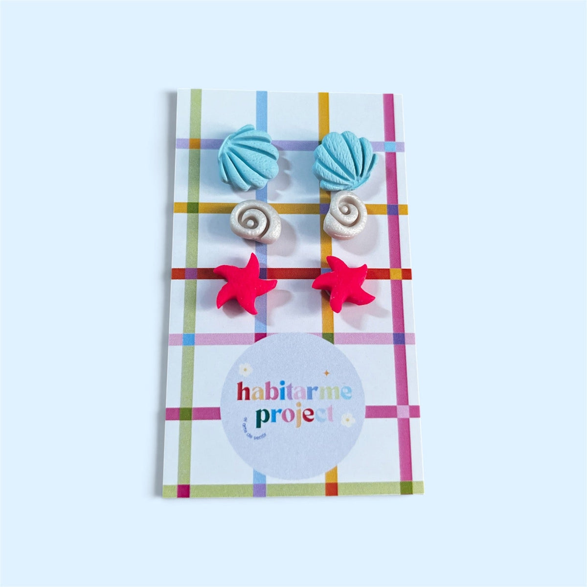 Pack pendientes mini - Recuerdos del mar (3 pares) (REBAJAS)