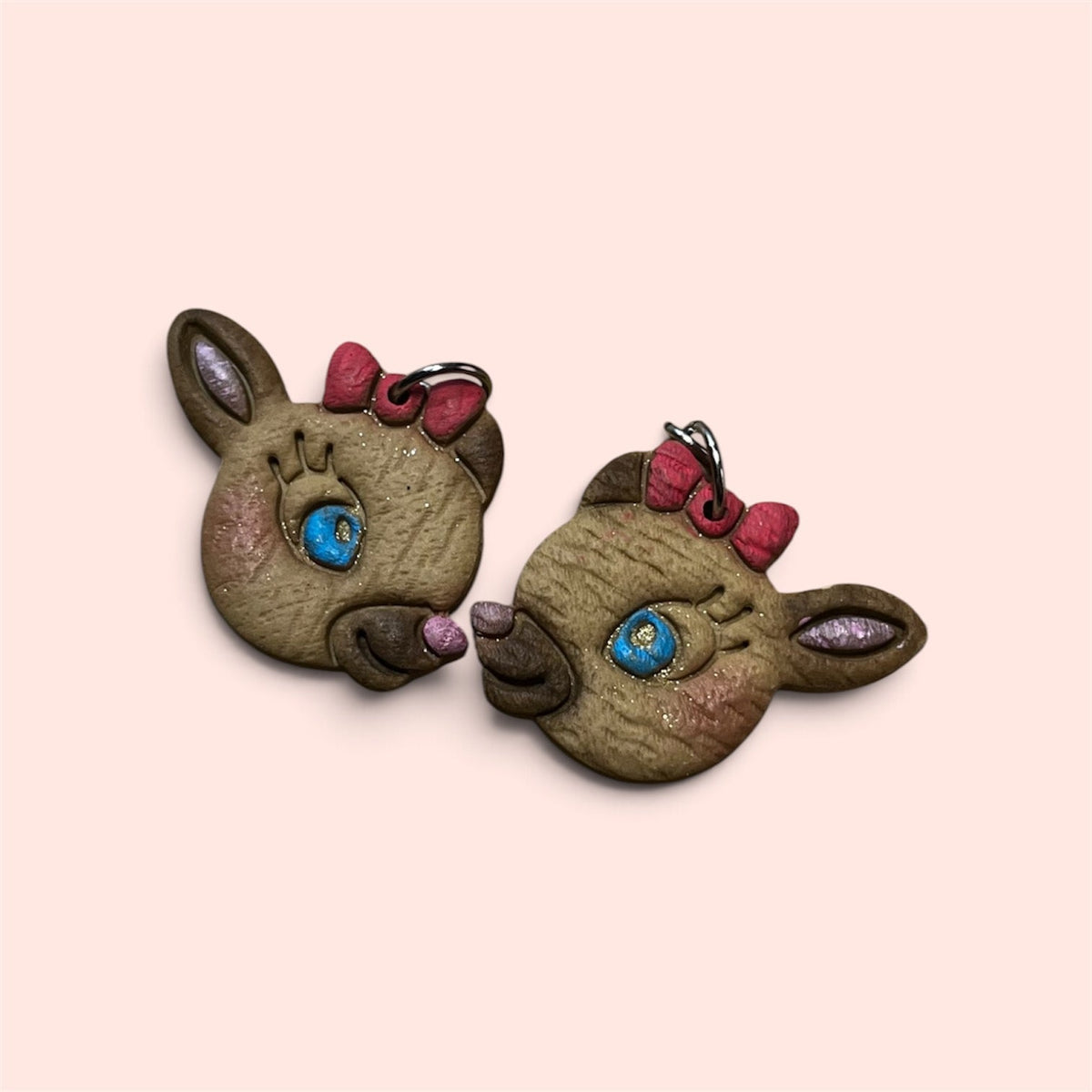 Pendientes charm - La cierva del bosque 03